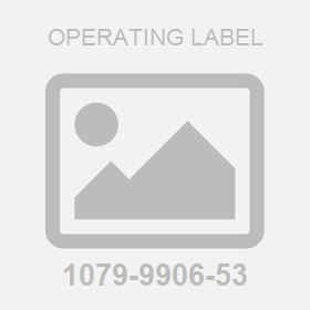 Operating Label